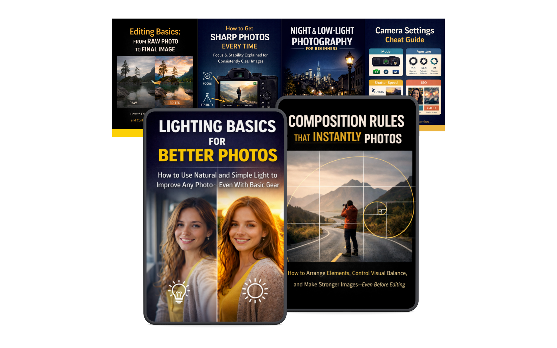 FREE BONUS - 6 Practical Photography Technique Guides